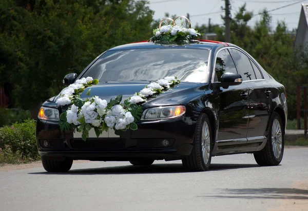 Esküvői autó — Stock Fotó