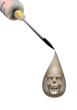 Drop of poison clipart