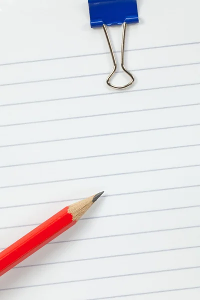 Pencil and Notepad — Stock Photo, Image