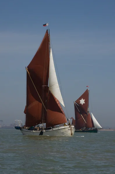 Thames segling pråm — Stockfoto