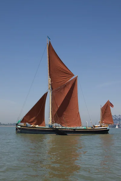 Thames segeln barge — Stockfoto