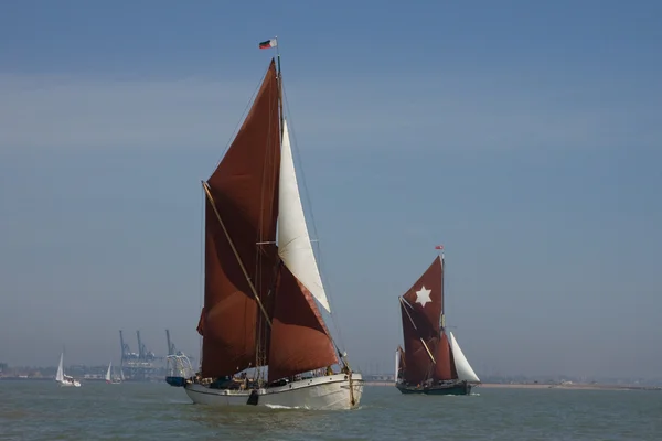 Tamise Barge à voile — Photo