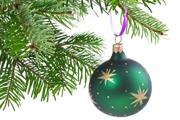 Vánoční cetka na stromě — Stock fotografie