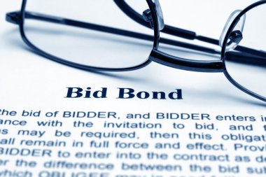 Bid bond clipart