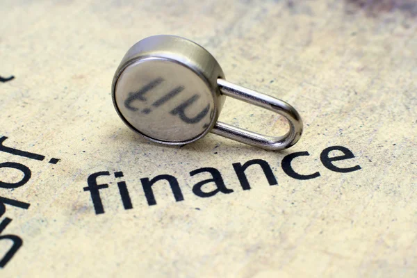 Finance and lock concept — Stock Photo, Image