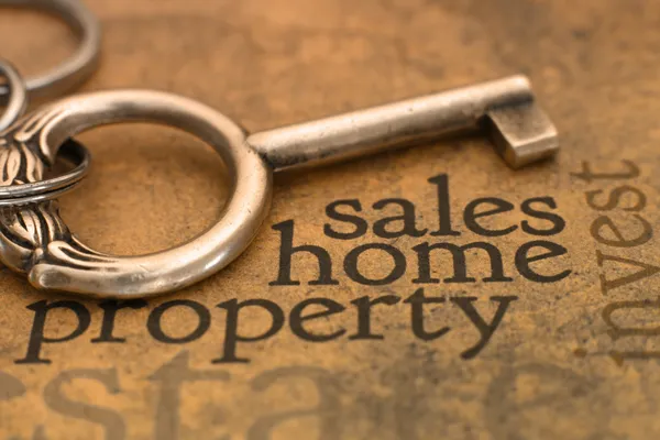 Sprzedaż własności domu — Zdjęcie stockowe