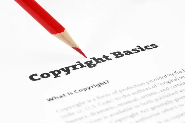 Copyright basics — Stock Photo, Image
