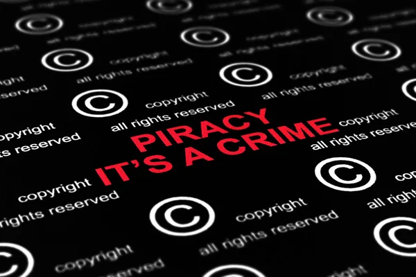 Softwarové piratsy — Stock fotografie