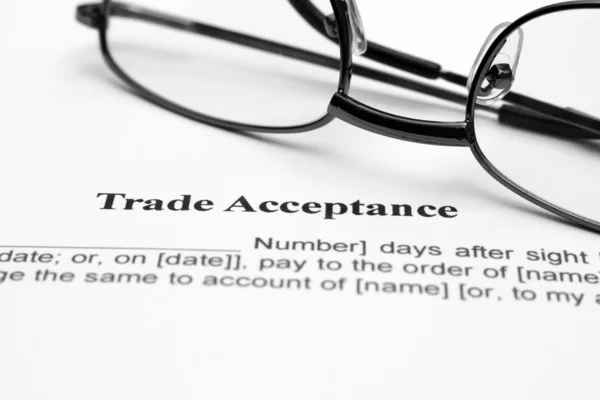 stock image Trade acceptance