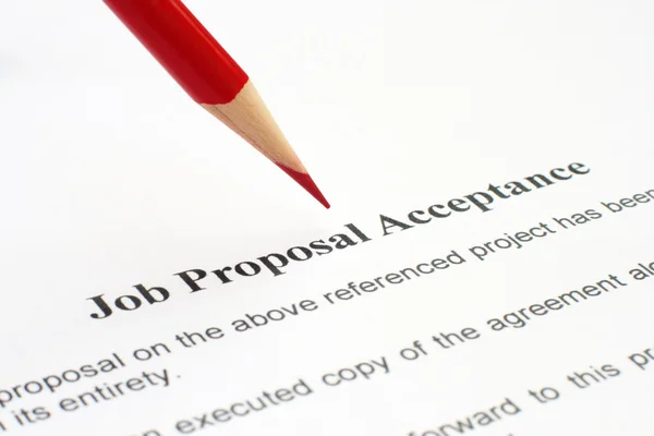 Acceptation de proposition d'emploi — Photo