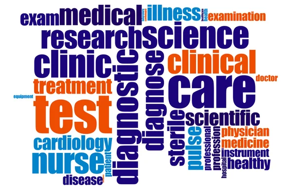 Medical word cloud — Stock Photo, Image