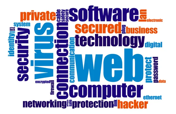 Segurança na Web — Fotografia de Stock