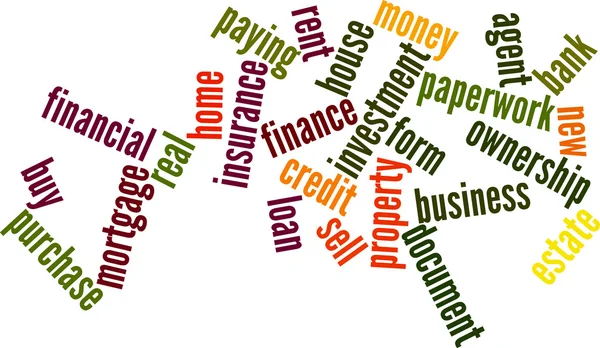 Loan word cloud — Stock Photo, Image