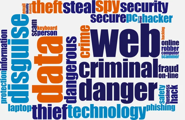 Fraude Web — Fotografia de Stock