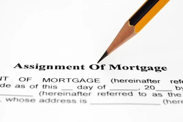Przeniesienie kredytu hipotecznego — Zdjęcie stockowe