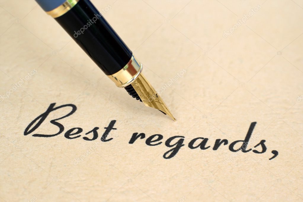 Best Regards Stock Photo Alexskopje 6369375