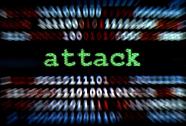 Attackkoncept — Stockfoto