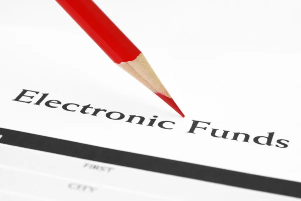 stock image Electronic funds