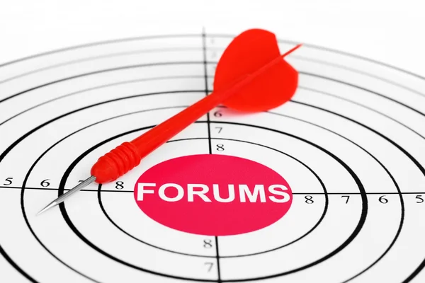 Objectivo do fórum — Fotografia de Stock