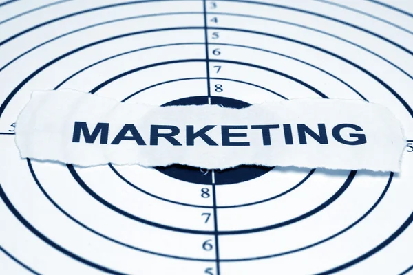 Marketing target — Stock Photo, Image