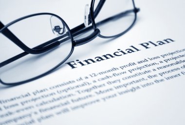 Financial plan clipart