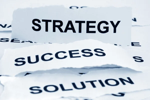 Estratégia solução de sucesso — Fotografia de Stock