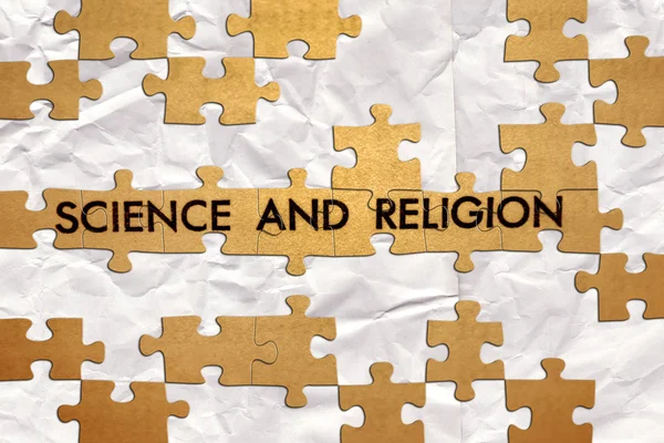 Ciência e religião — Fotografia de Stock