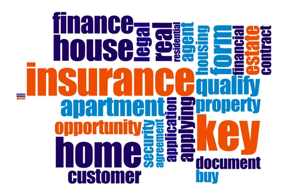 Insurance ord koncept — Stockfoto