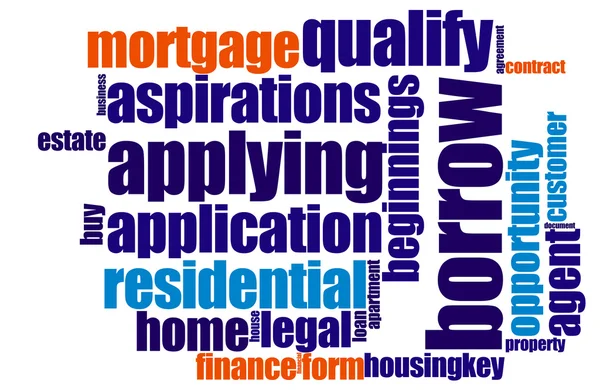 Mortgage word cloud — Stock Photo, Image