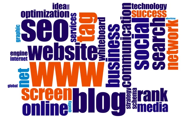 stock image Seo word cloud