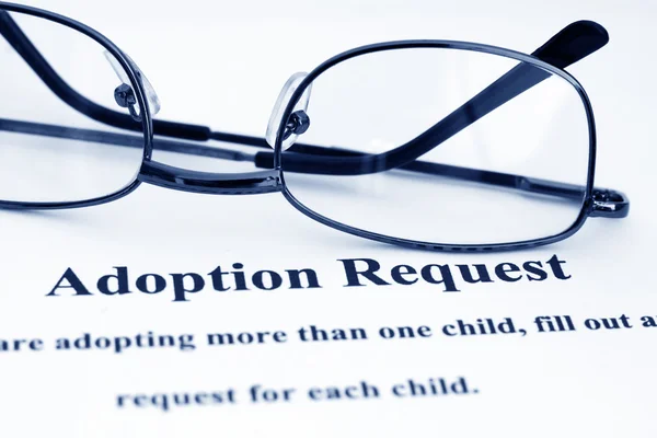 Adoption request — Stock Photo, Image