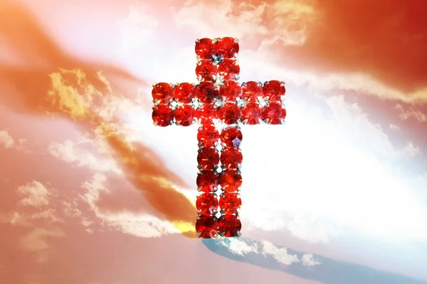 Crucea roșie — Fotografie, imagine de stoc