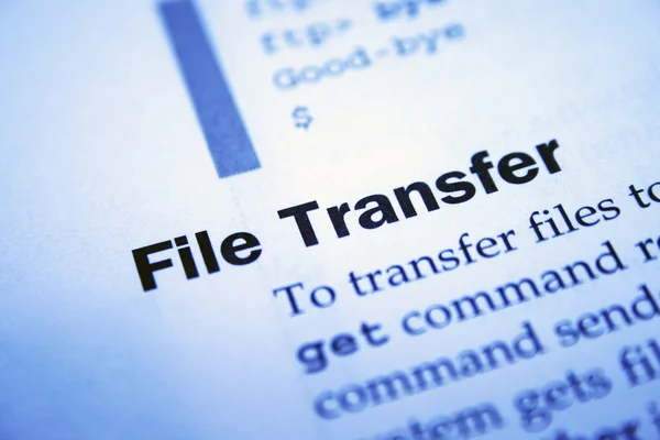 FIle transfer — Stock Photo, Image