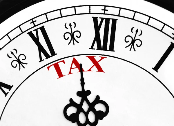 Время налогообложения — стоковое фото