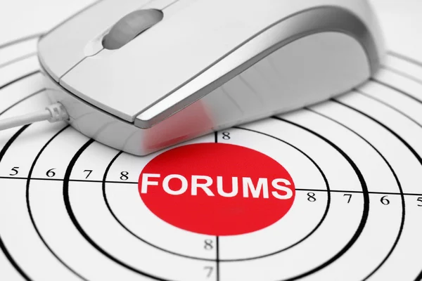 Obiettivo del forum — Foto Stock
