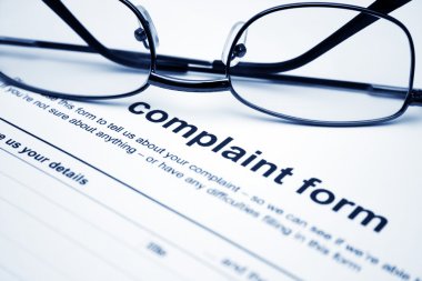 Complaint form clipart