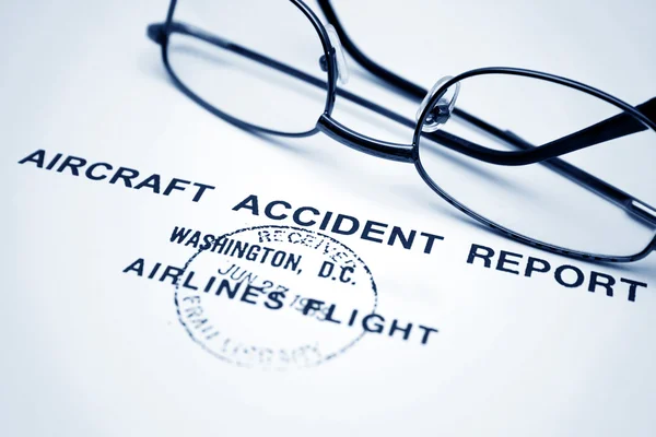 Stock image Aircraft accident report