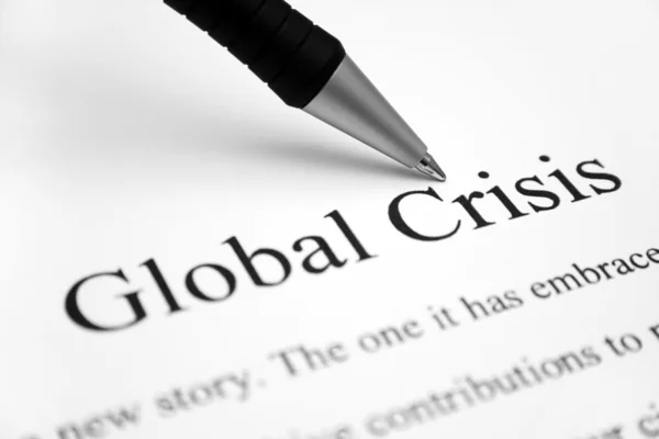 Global crisis — Stock Photo, Image