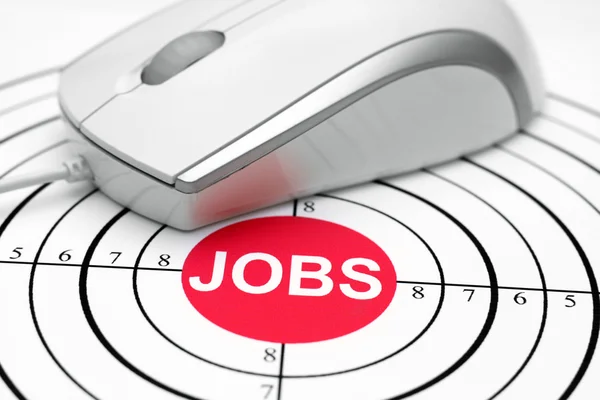Jobs target — Stock Photo, Image