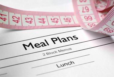 Meal plans clipart