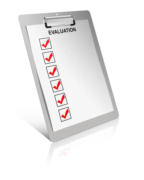 Evaluation list — Stock Photo, Image
