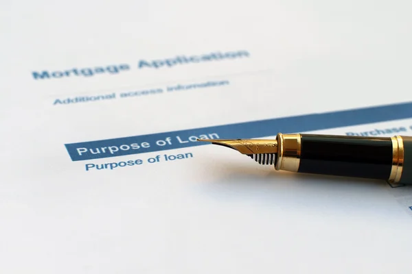 Formulaire de demande de prêt hypothécaire — Photo