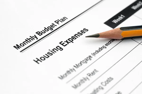 Housing expenses — Stock Photo, Image