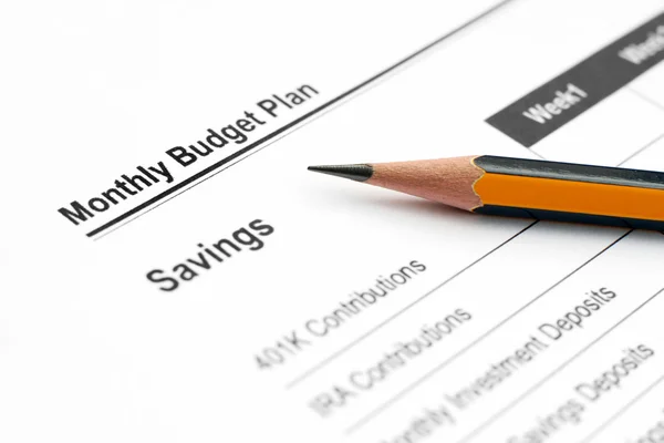 Savings plan — Stock Photo, Image