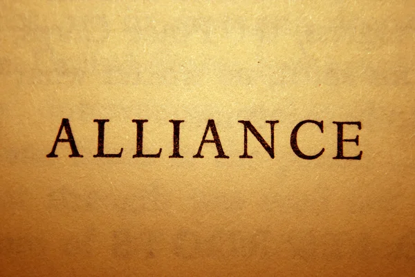 Aliança — Fotografia de Stock