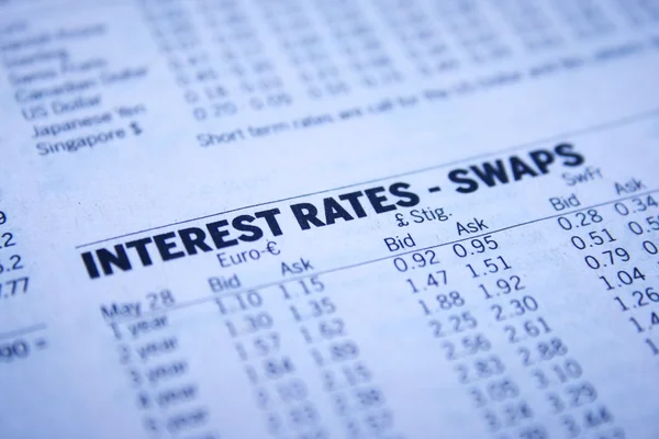 Interest rate — Stock Photo, Image