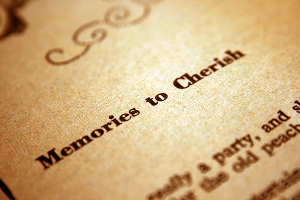 Memories to cherish — Stock Photo, Image