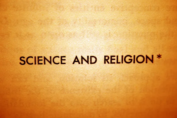 Επιστήμη και θρησκεία — Φωτογραφία Αρχείου