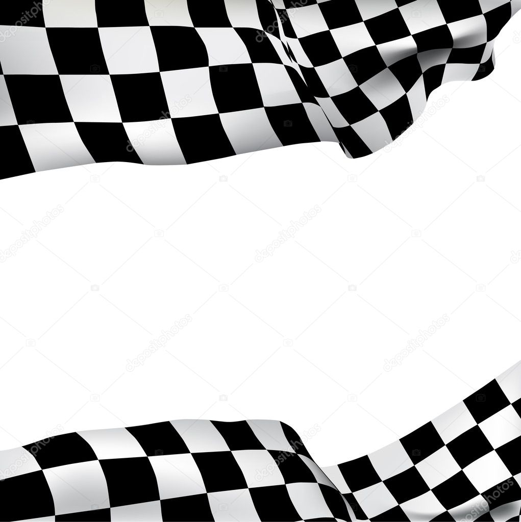 Background checkered flag