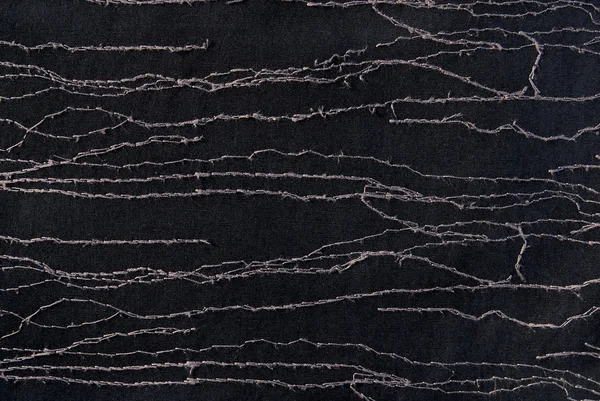 Siyah kumaş dokusu — Stok fotoğraf